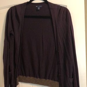 Plum Gap Cardigan